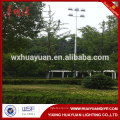 Outdoor steel lighting poles and lamp posts